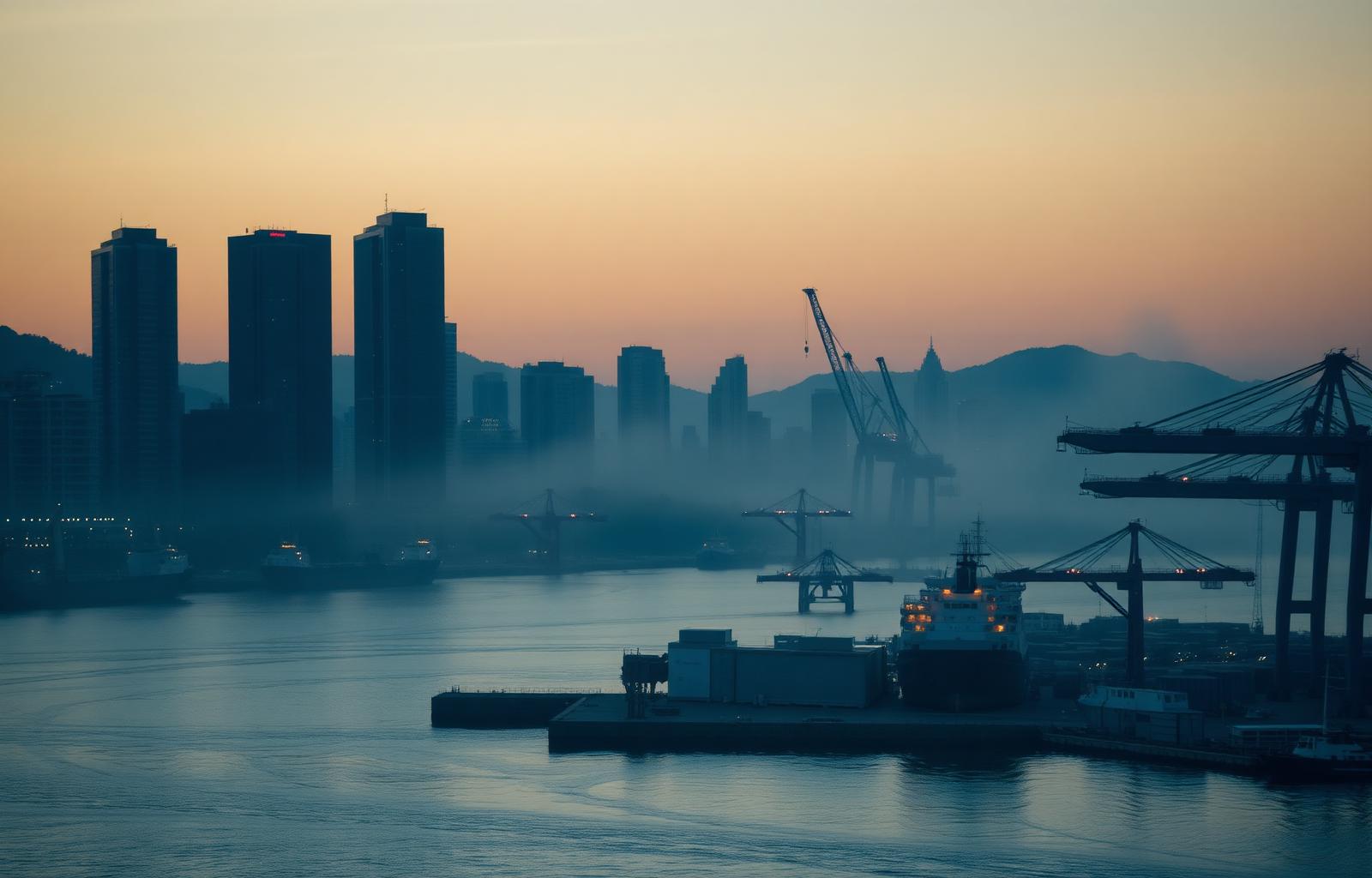 Mediterranean port at dawn — gateway to Southern Europe